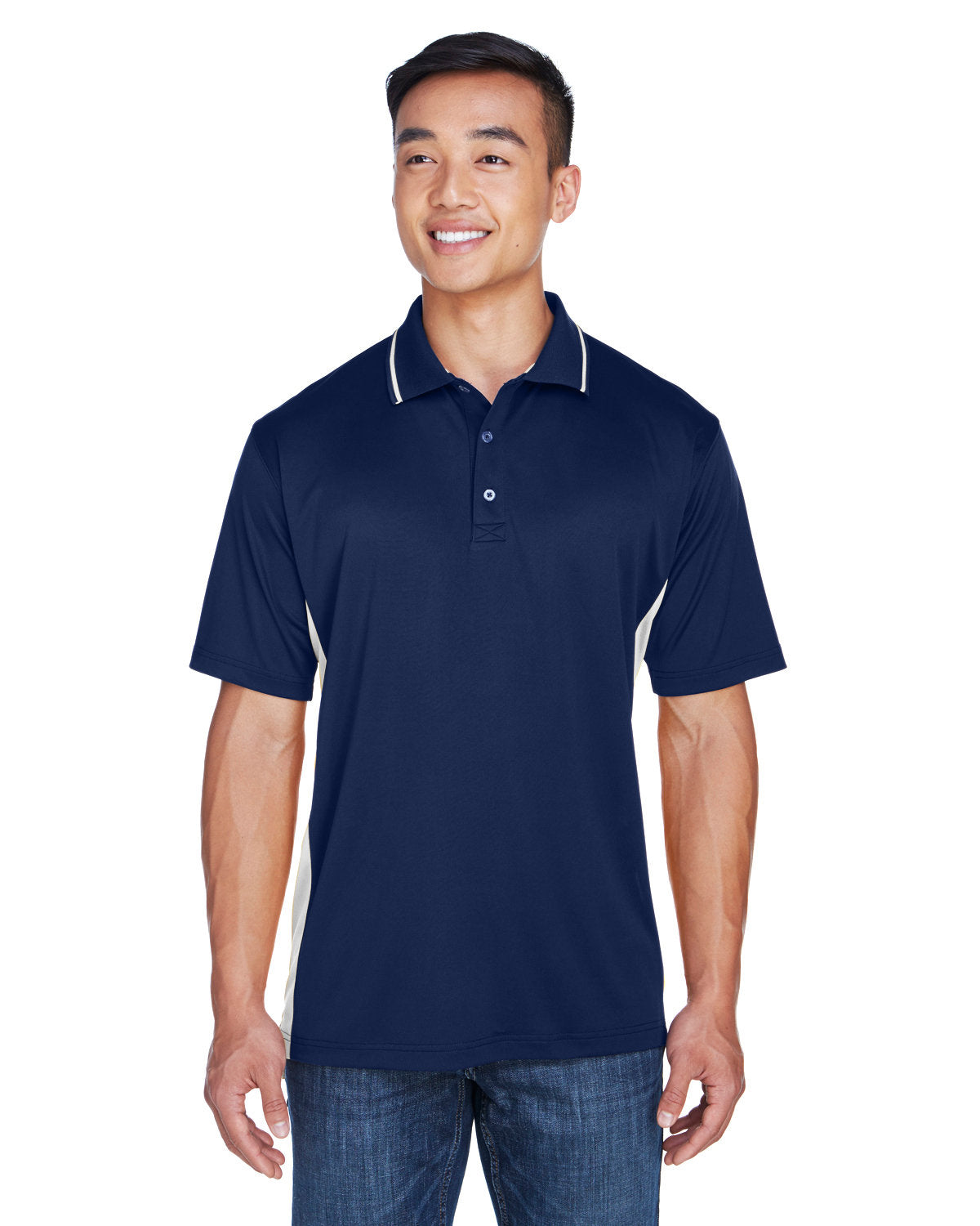 Elevate Your Game: UltraClub Men's Cool & Dry Sport Two-Tone Polo