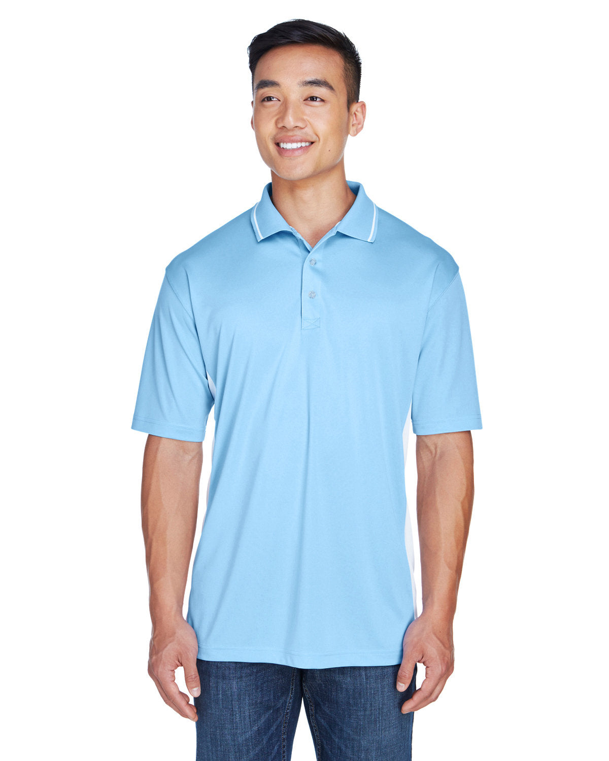 Elevate Your Game: UltraClub Men's Cool & Dry Sport Two-Tone Polo