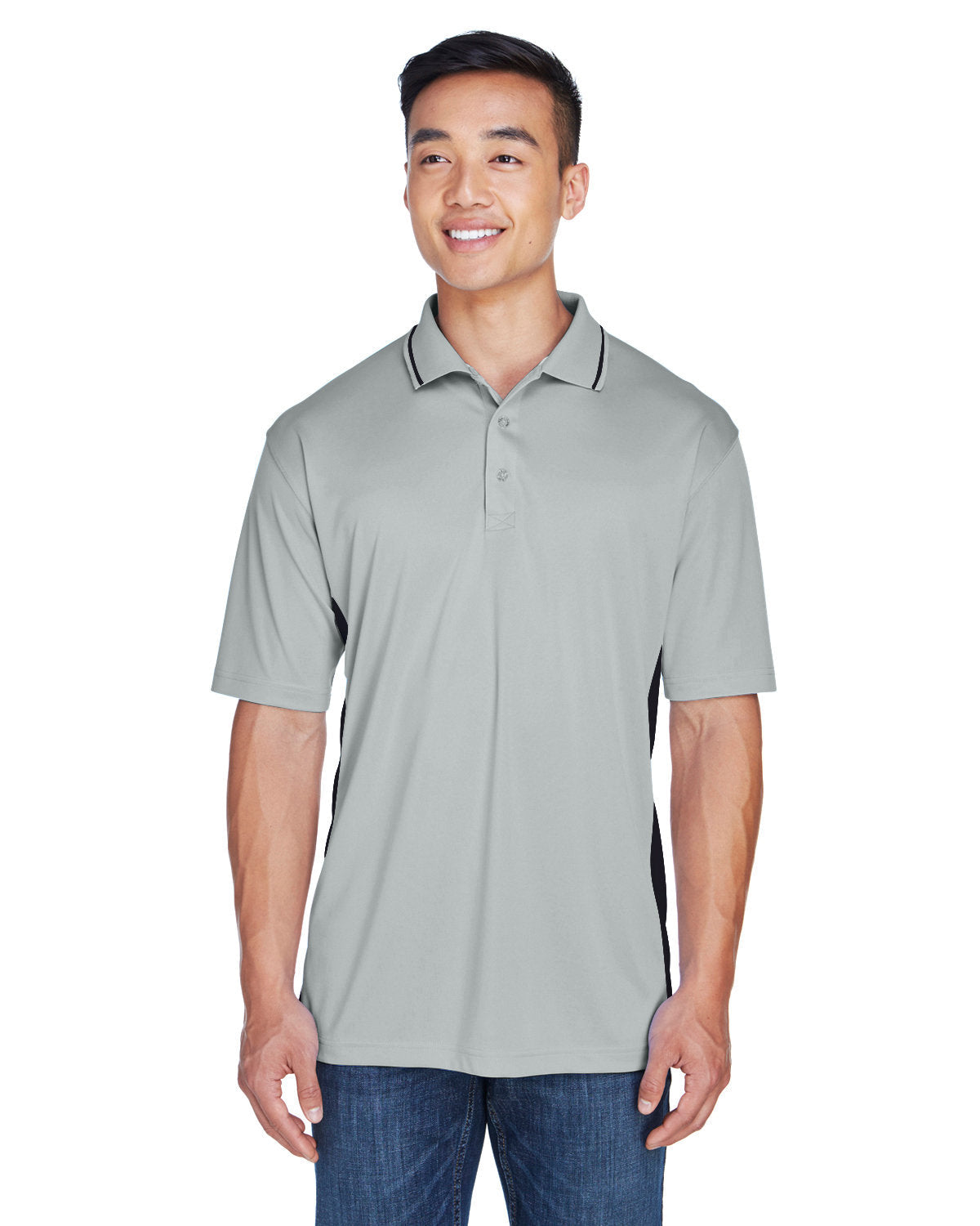 Elevate Your Game: UltraClub Men's Cool & Dry Sport Two-Tone Polo