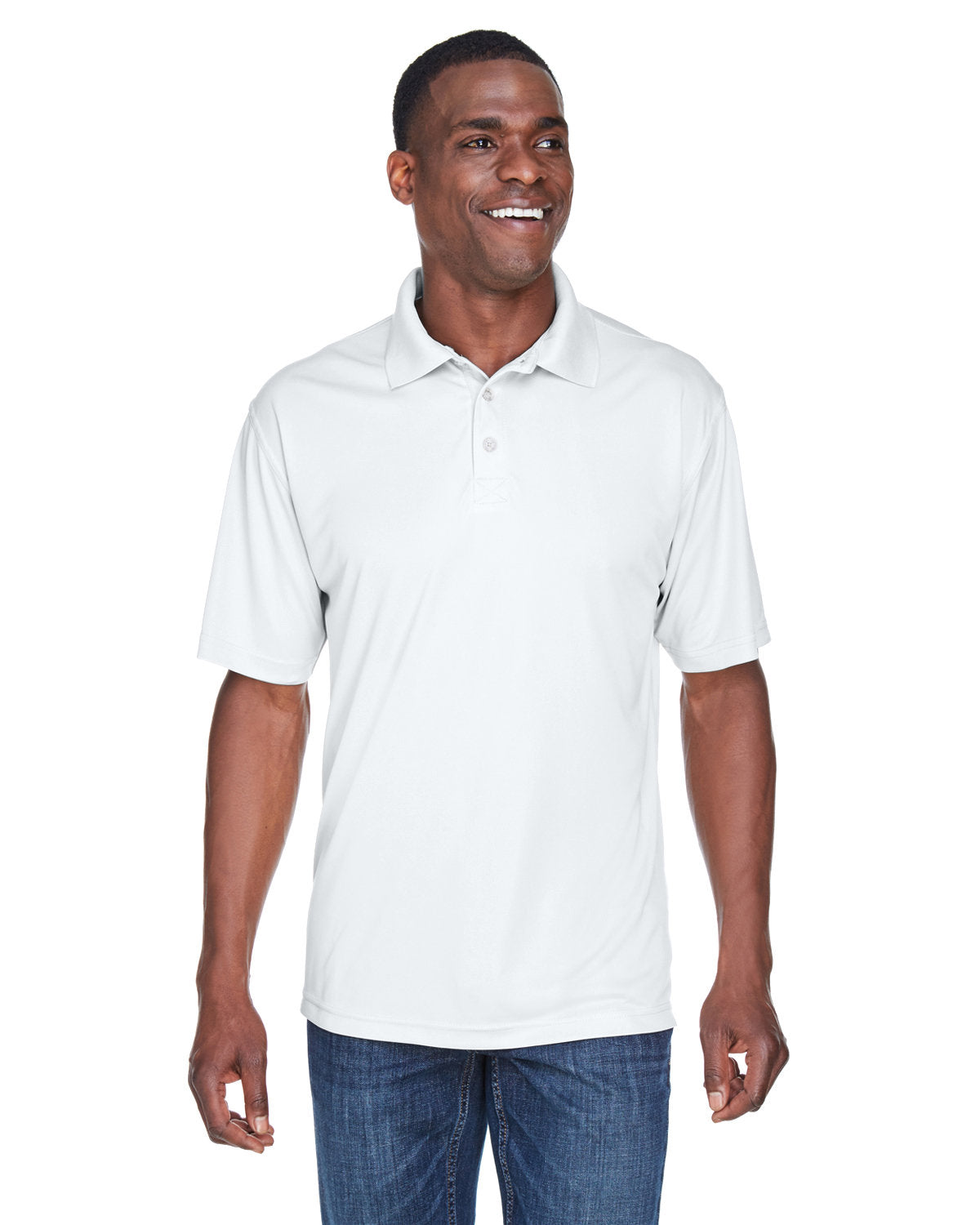 Elevate Performance: UltraClub Men's Cool & Dry Sport Performance Interlock Polo