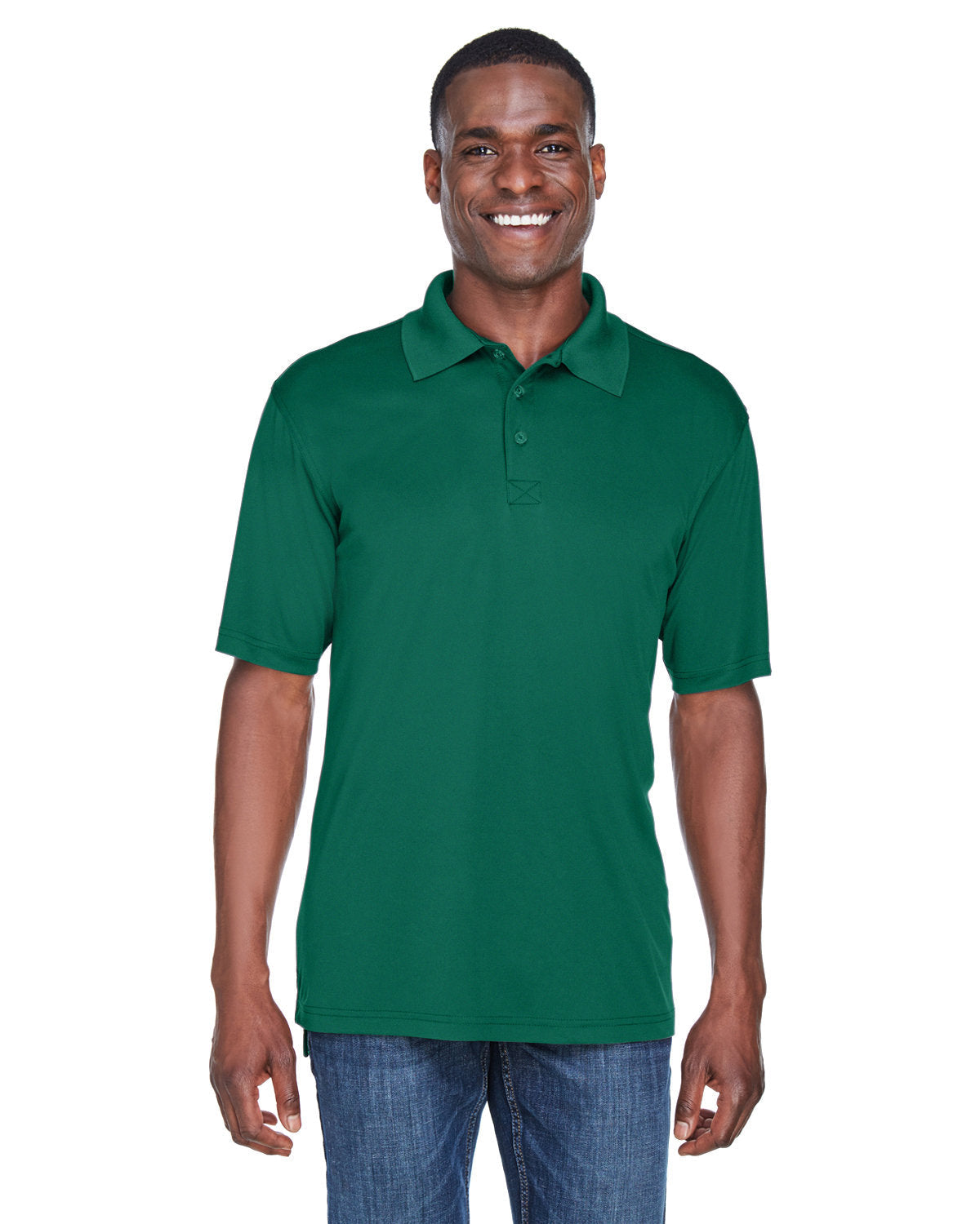 Elevate Performance: UltraClub Men's Cool & Dry Sport Performance Interlock Polo