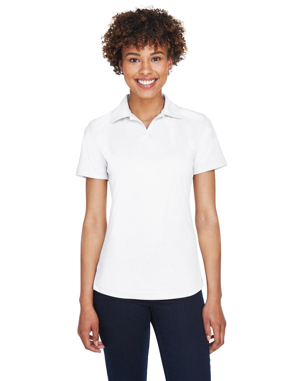 Effortless Excellence: UltraClub Ladies' Cool & Dry Sport Performance Interlock Polo