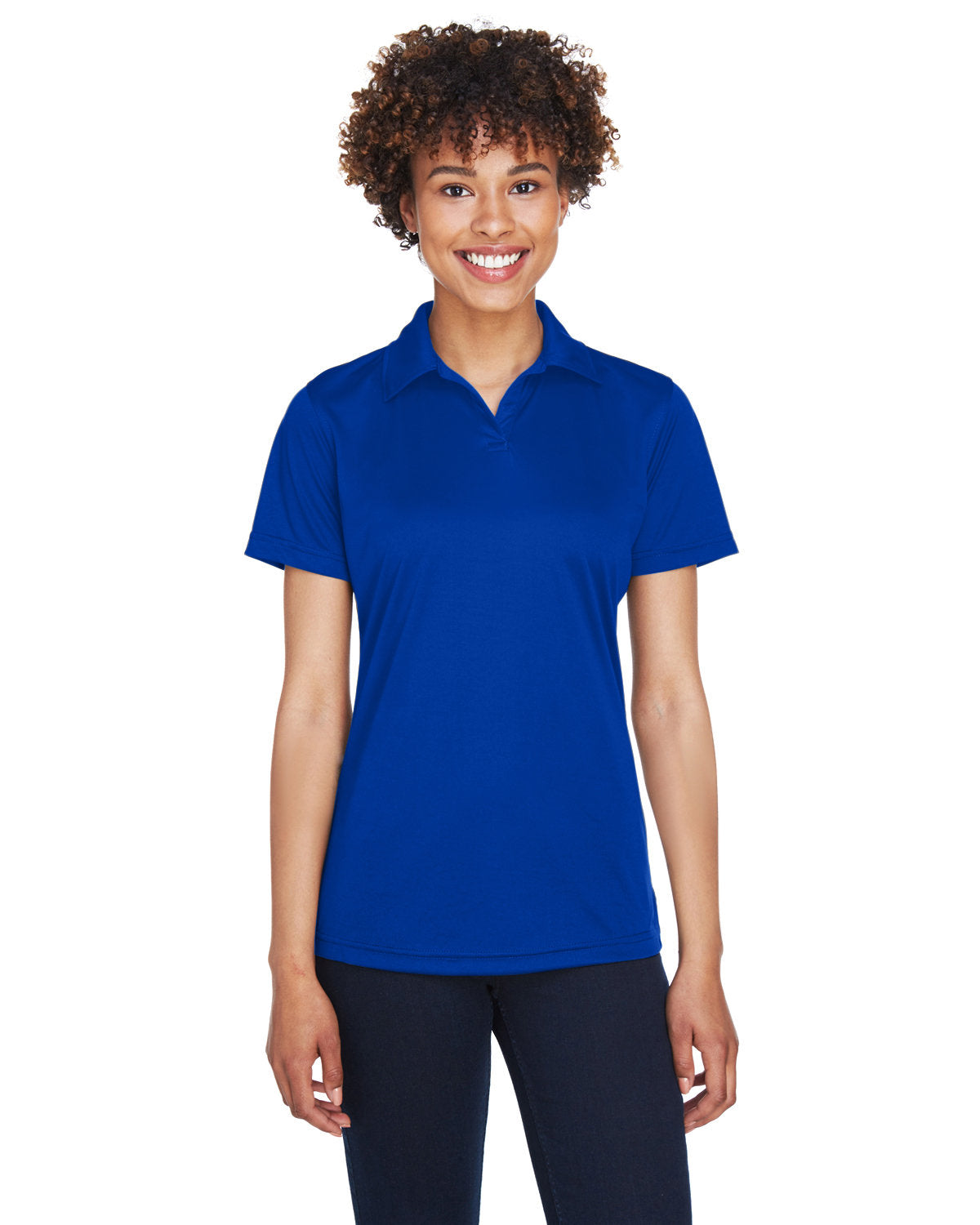 Effortless Excellence: UltraClub Ladies' Cool & Dry Sport Performance Interlock Polo