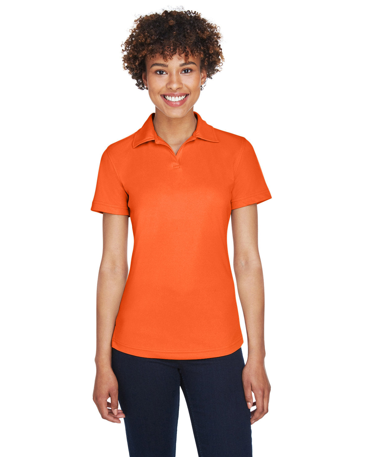Effortless Excellence: UltraClub Ladies' Cool & Dry Sport Performance Interlock Polo