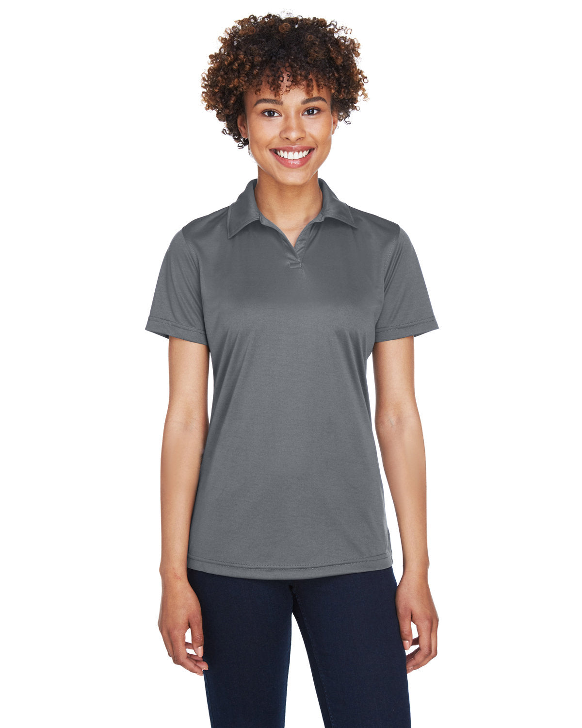 Effortless Excellence: UltraClub Ladies' Cool & Dry Sport Performance Interlock Polo