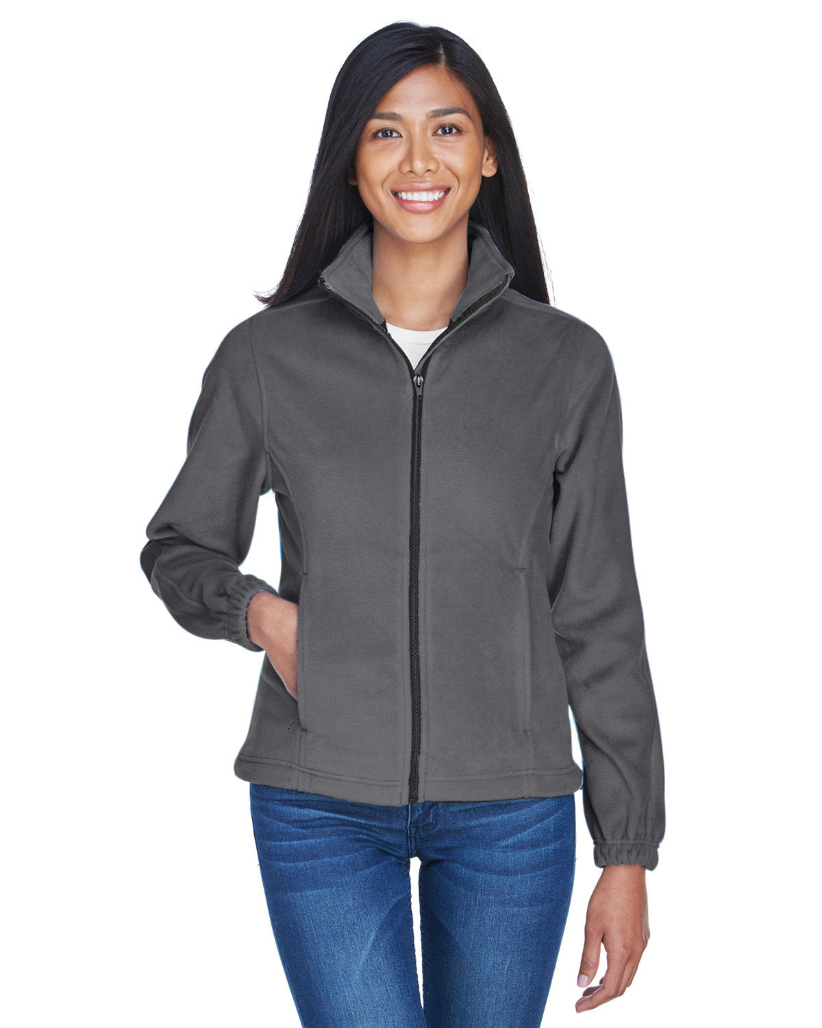 Elegance Meets Warmth: UltraClub Ladies' Iceberg Fleece Full-Zip Jacket