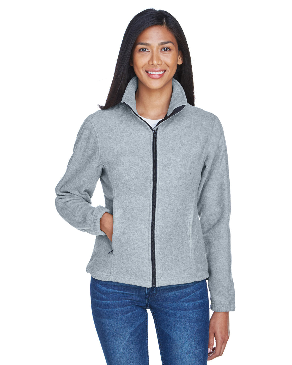 Elegance Meets Warmth: UltraClub Ladies' Iceberg Fleece Full-Zip Jacket