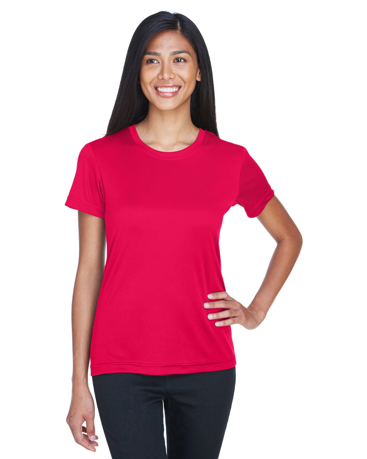 Effortless Performance: UltraClub Ladies' Cool & Dry Basic Performance T-Shirt