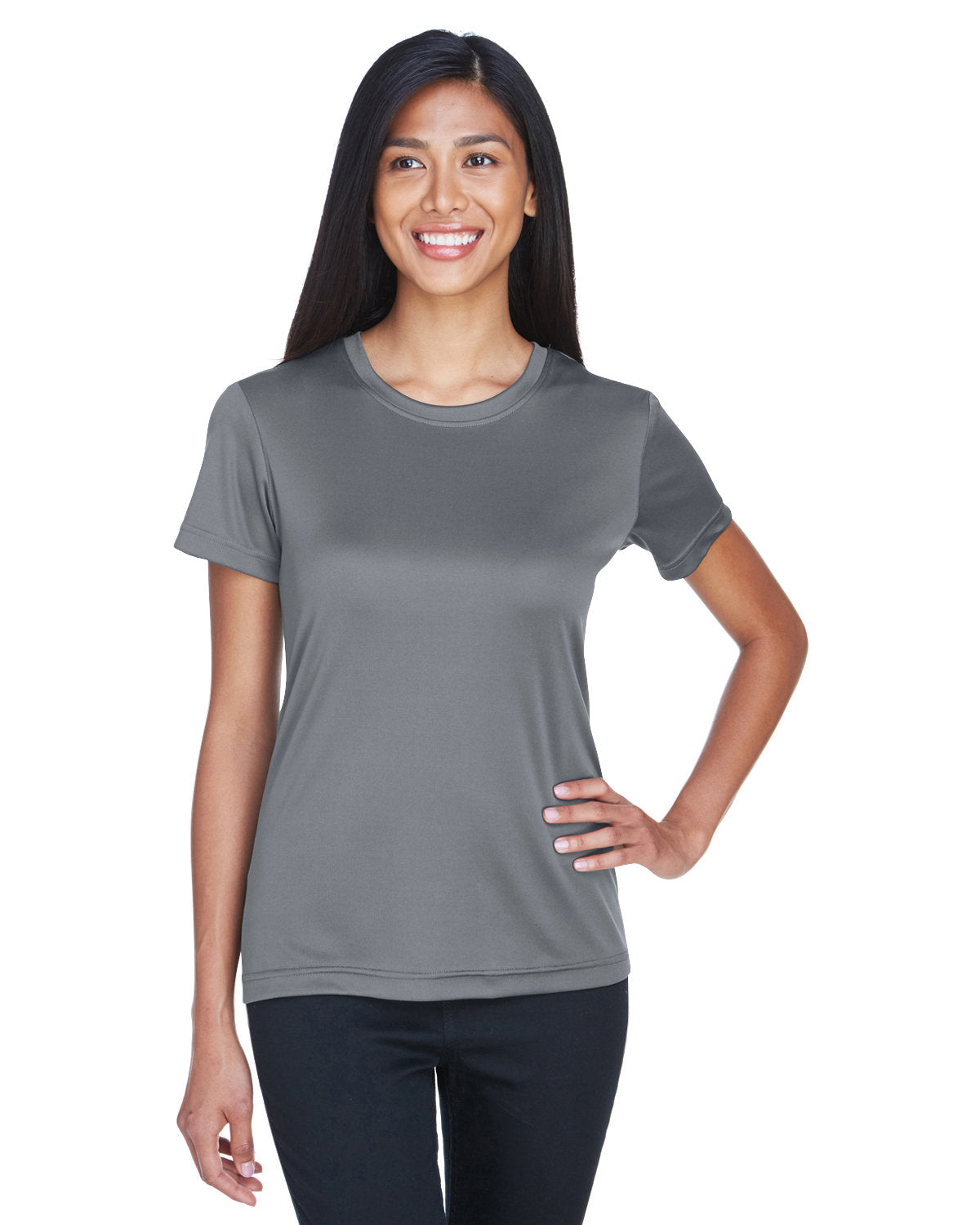 Effortless Performance: UltraClub Ladies' Cool & Dry Basic Performance T-Shirt