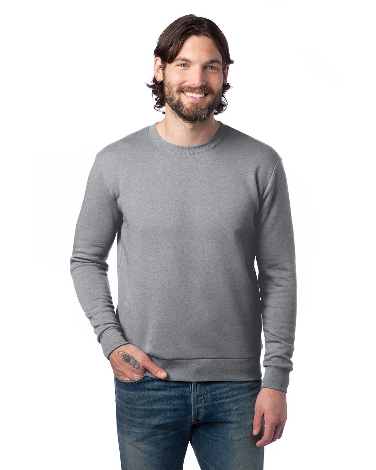 Alternative Unisex Eco-Cozy Fleece Sweatshirt: Sustainable Warmth for All