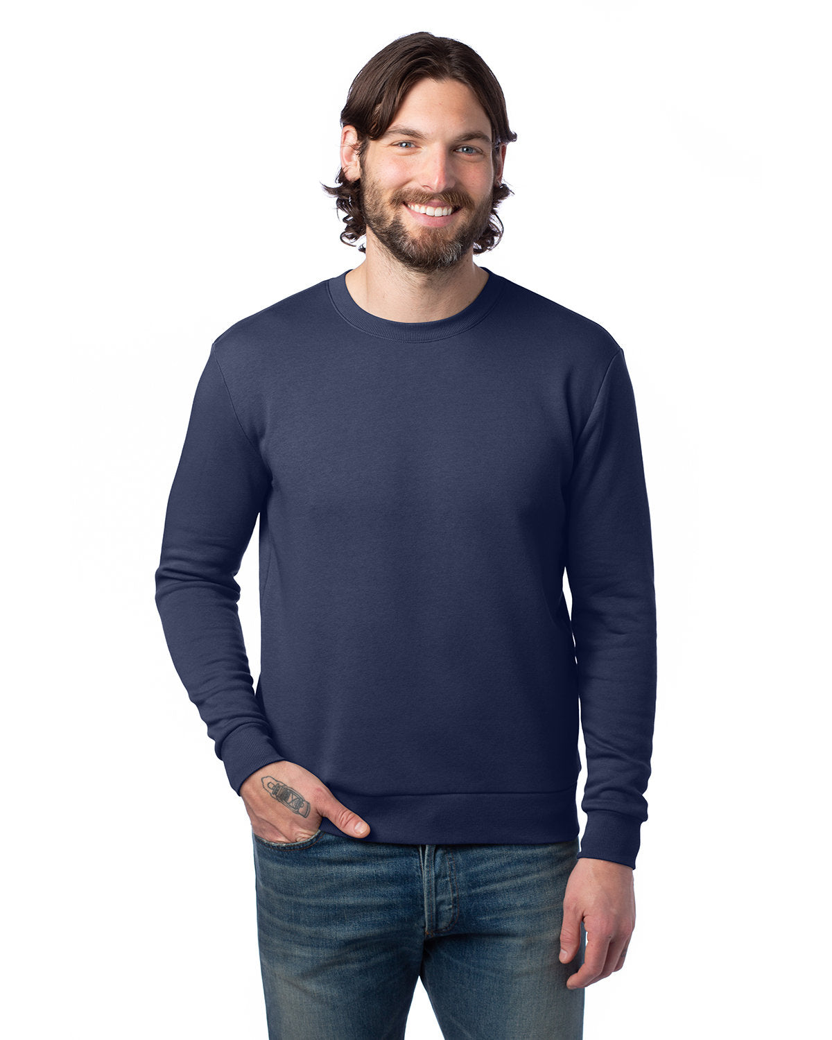 Alternative Unisex Eco-Cozy Fleece Sweatshirt: Sustainable Warmth for All