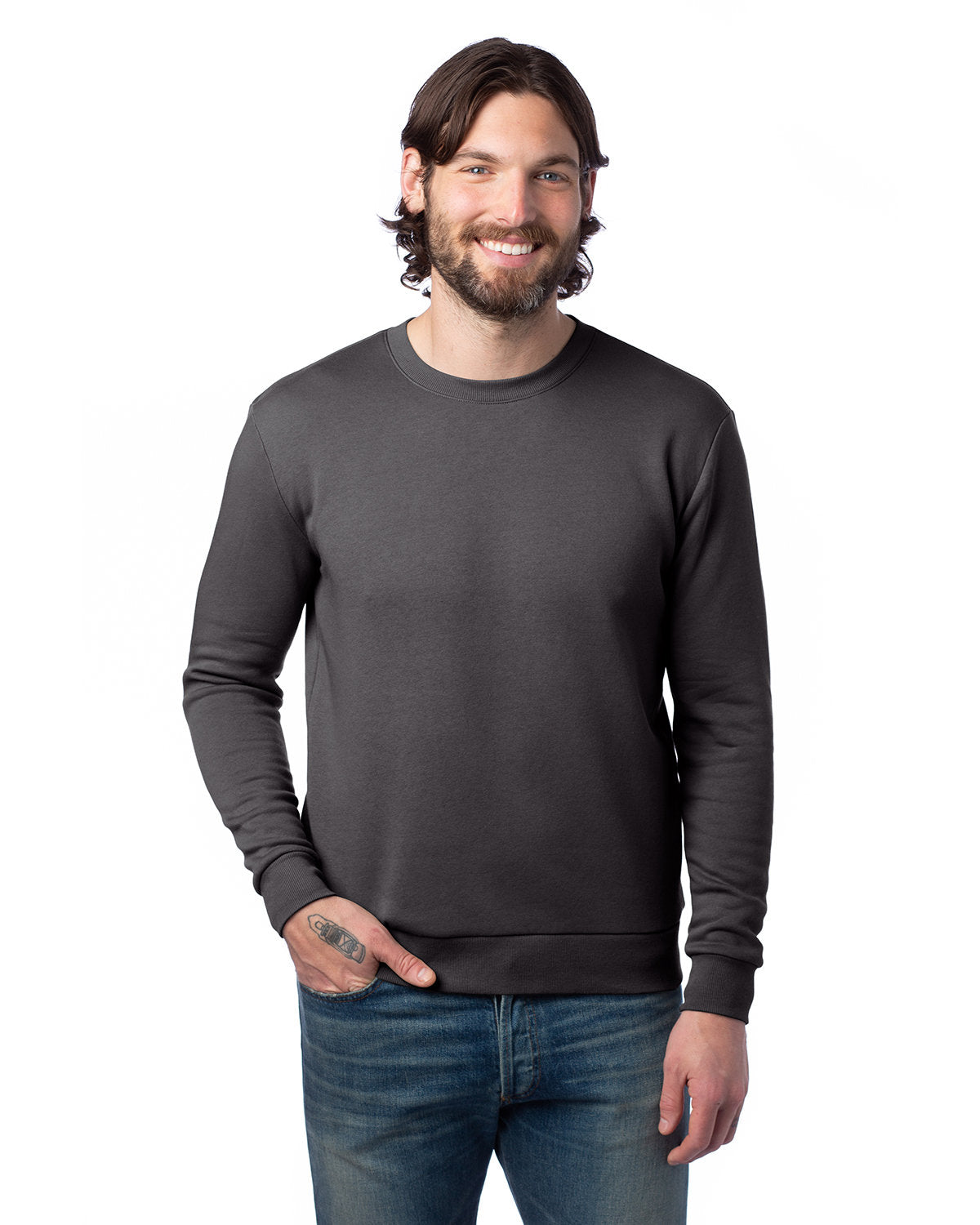 Alternative Unisex Eco-Cozy Fleece Sweatshirt: Sustainable Warmth for All