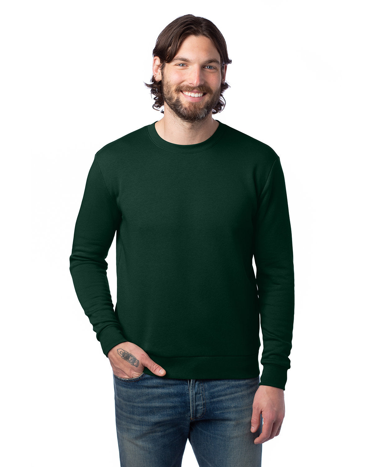 Alternative Unisex Eco-Cozy Fleece Sweatshirt: Sustainable Warmth for All