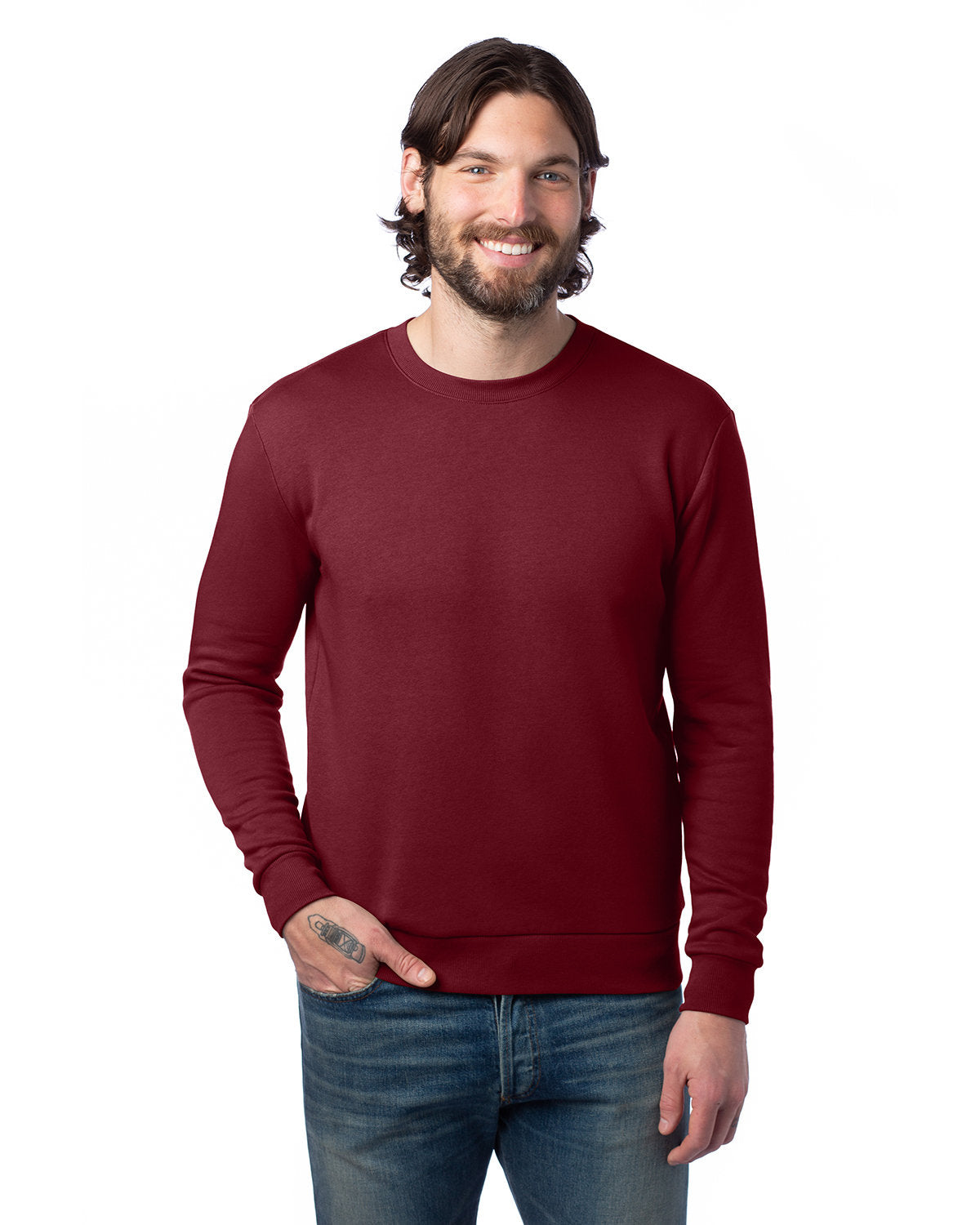 Alternative Unisex Eco-Cozy Fleece Sweatshirt: Sustainable Warmth for All