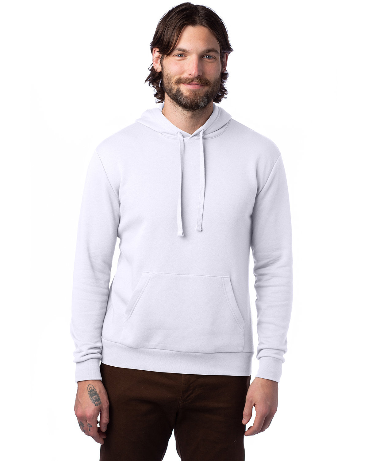 Alternative Adult Eco Cozy Fleece Pullover Hooded Sweatshirt: Sustainable Comfort for All Seasons