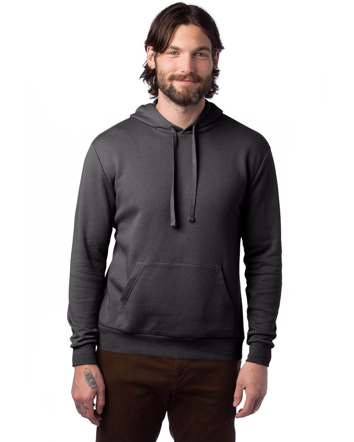 Alternative Adult Eco Cozy Fleece Pullover Hooded Sweatshirt: Sustainable Comfort for All Seasons