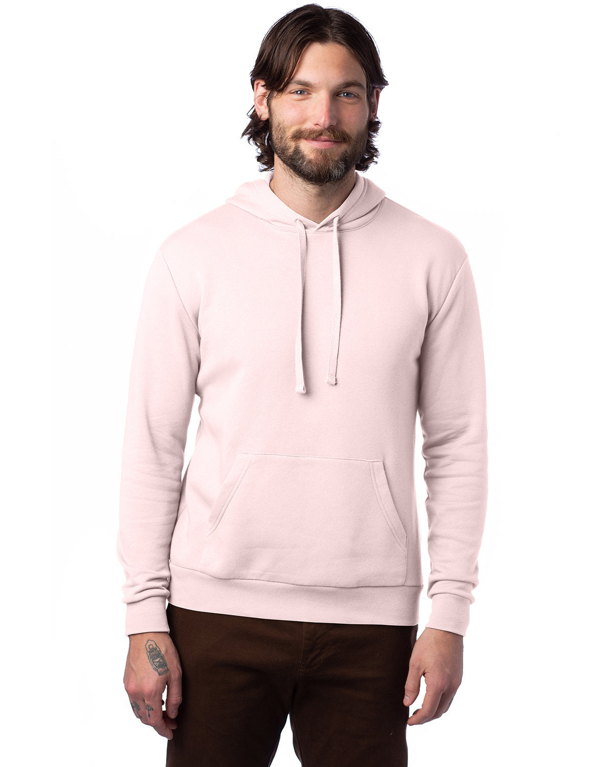 Adult Eco Cozy Fleece Pullover Hooded Sweatshirt - Apparel Globe