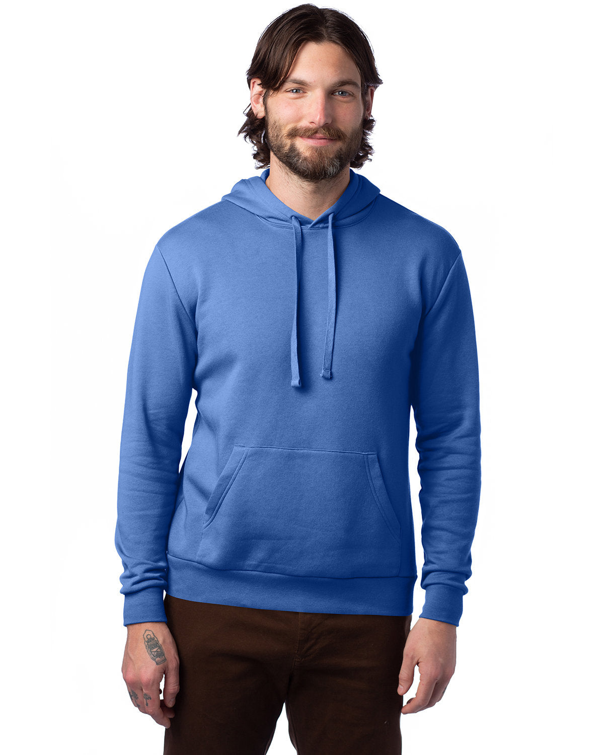 Alternative Adult Eco Cozy Fleece Pullover Hooded Sweatshirt: Sustainable Comfort for All Seasons