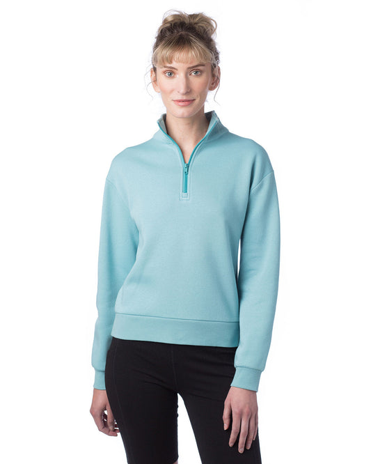 Alternative Ladies' Mock Quarter-Zip: Classic Style with Modern Comfort