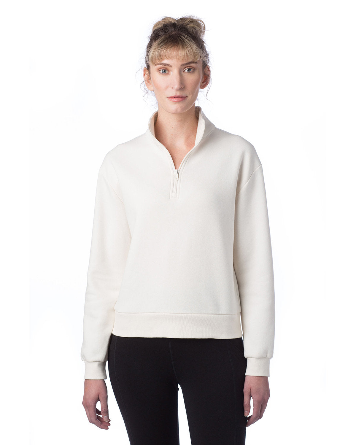 Alternative Ladies' Mock Quarter-Zip: Classic Style with Modern Comfort