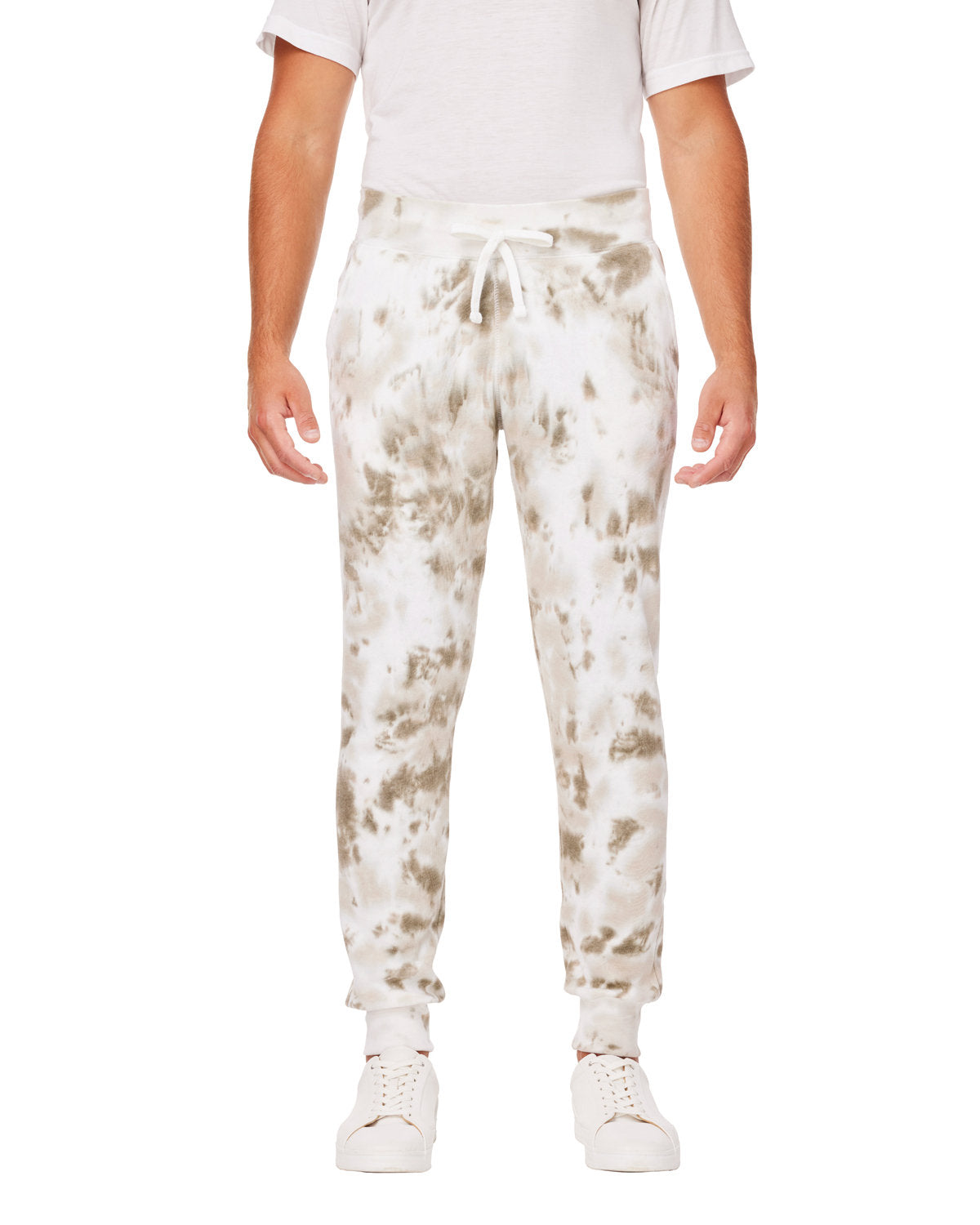 Colorful Comfort: J America Adult Tie Dye Fleece Jogger