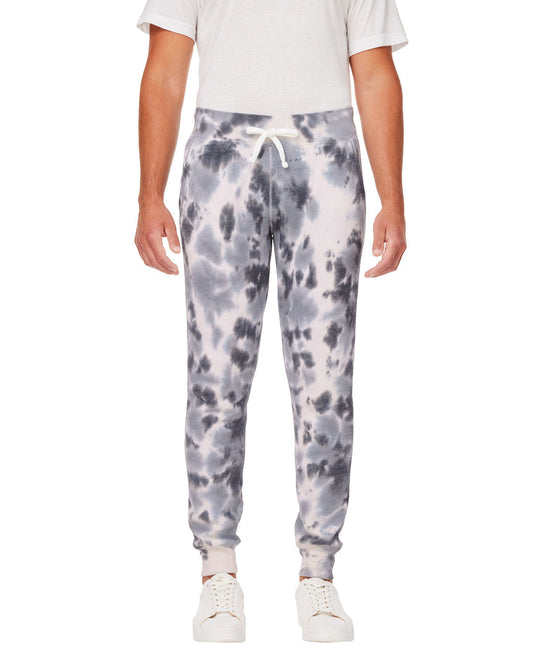 Colorful Comfort: J America Adult Tie Dye Fleece Jogger