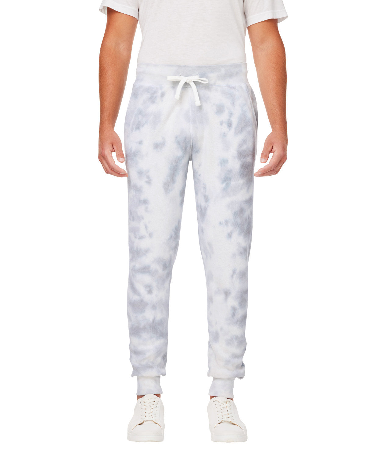 Colorful Comfort: J America Adult Tie Dye Fleece Jogger