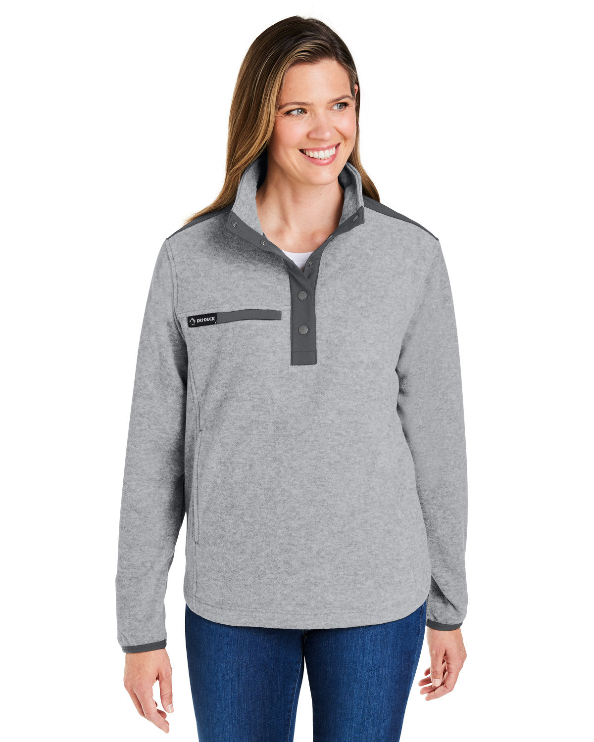 Dri Duck Ladies' Sierra Melange Heather Fleece: Embrace Outdoor Elegance
