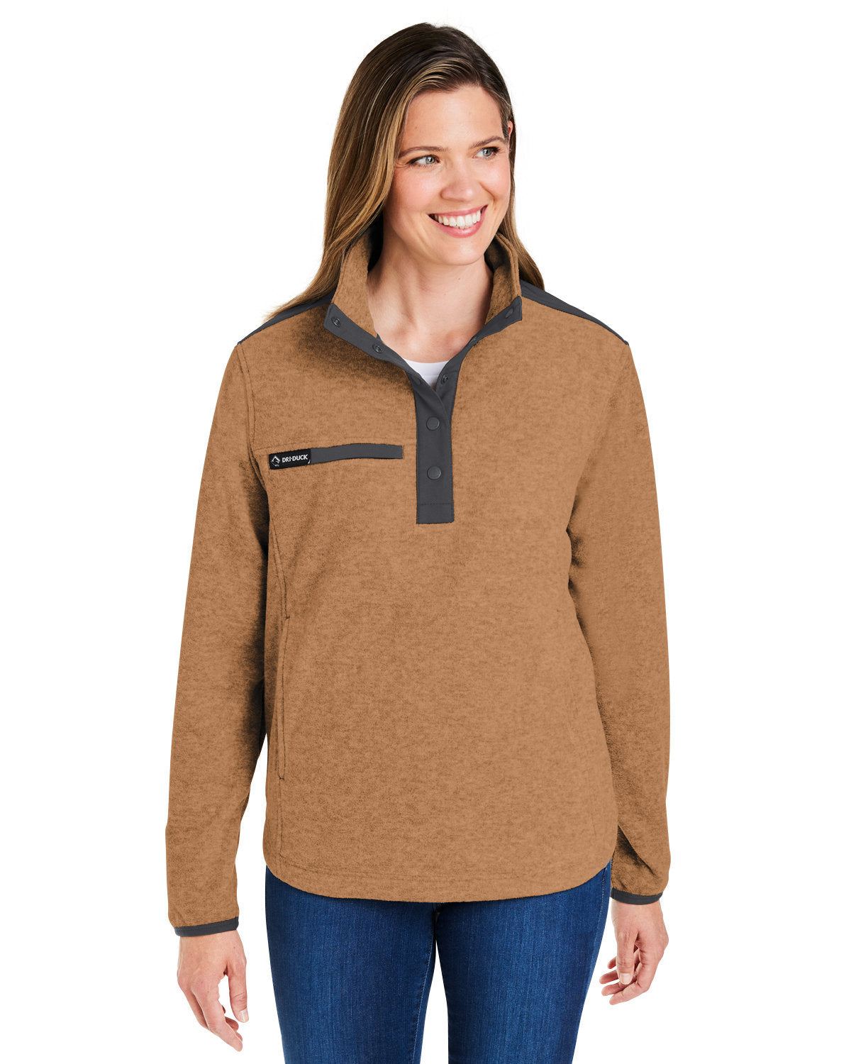 Dri Duck Ladies' Sierra Melange Heather Fleece: Embrace Outdoor Elegance