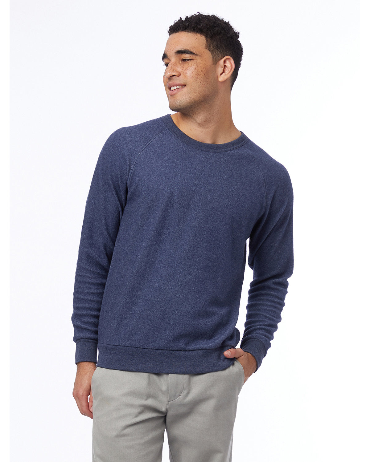 Alternative Men's Champ Eco Teddy Sweatshirt: Cozy Comfort Meets Sustainable Style
