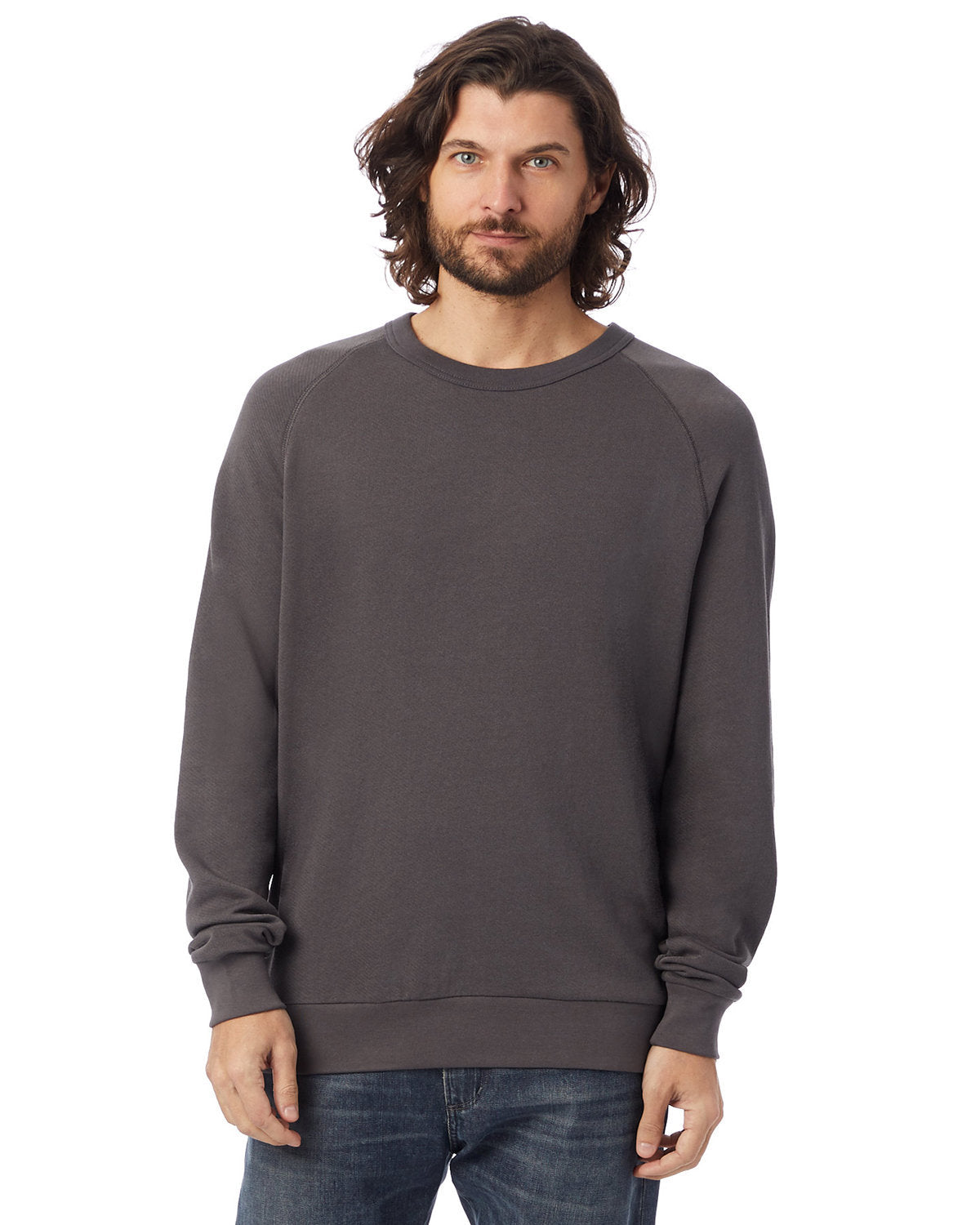 Alternative Unisex Washed Terry Champ Sweatshirt: Vintage-Inspired Comfort for All