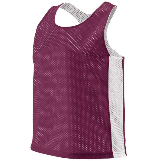 LADIES REVERSIBLE TRICOT MESH LACROSSE TANK - Apparel Globe