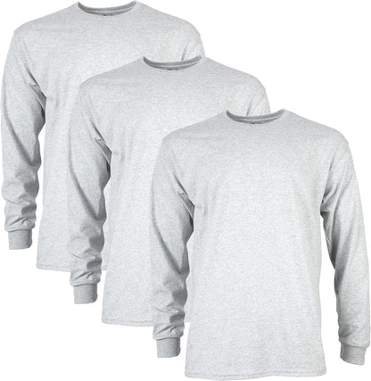 ADULT ULTRA COTTON LONG-SLEEVE T-SHIRT - APPAREL GLOBE