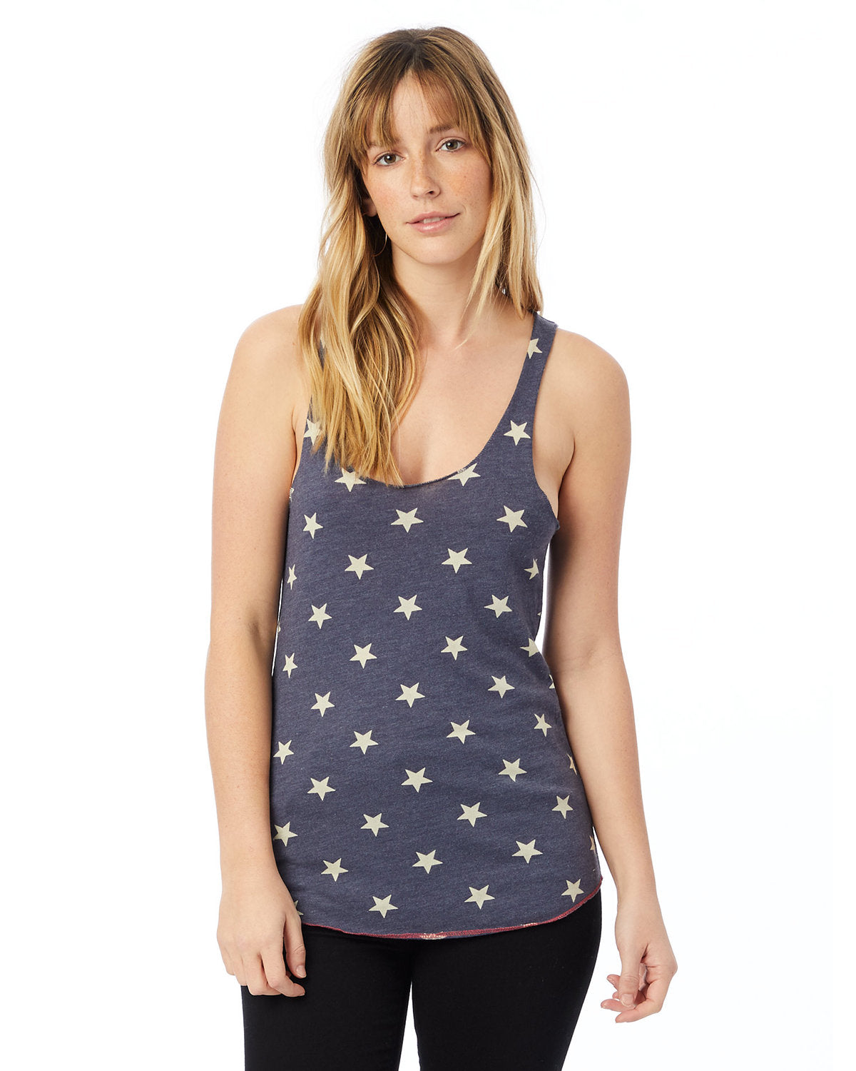 Alternative Ladies' Meegs Printed Racerback Eco-Jersey™ Tank: Sustainable Style with a Unique Print