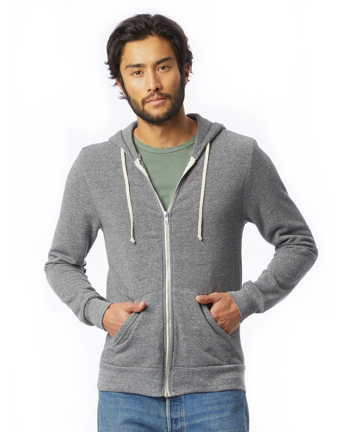 Alternative Men's Rocky Eco-Fleece Zip Hoodie