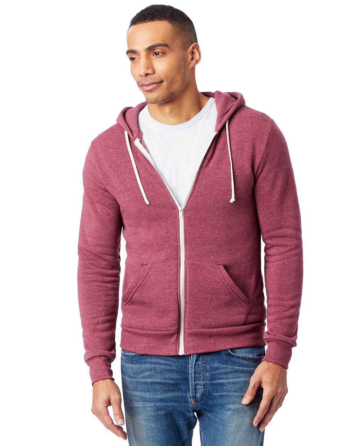 Alternative Men's Rocky Eco-Fleece Zip Hoodie