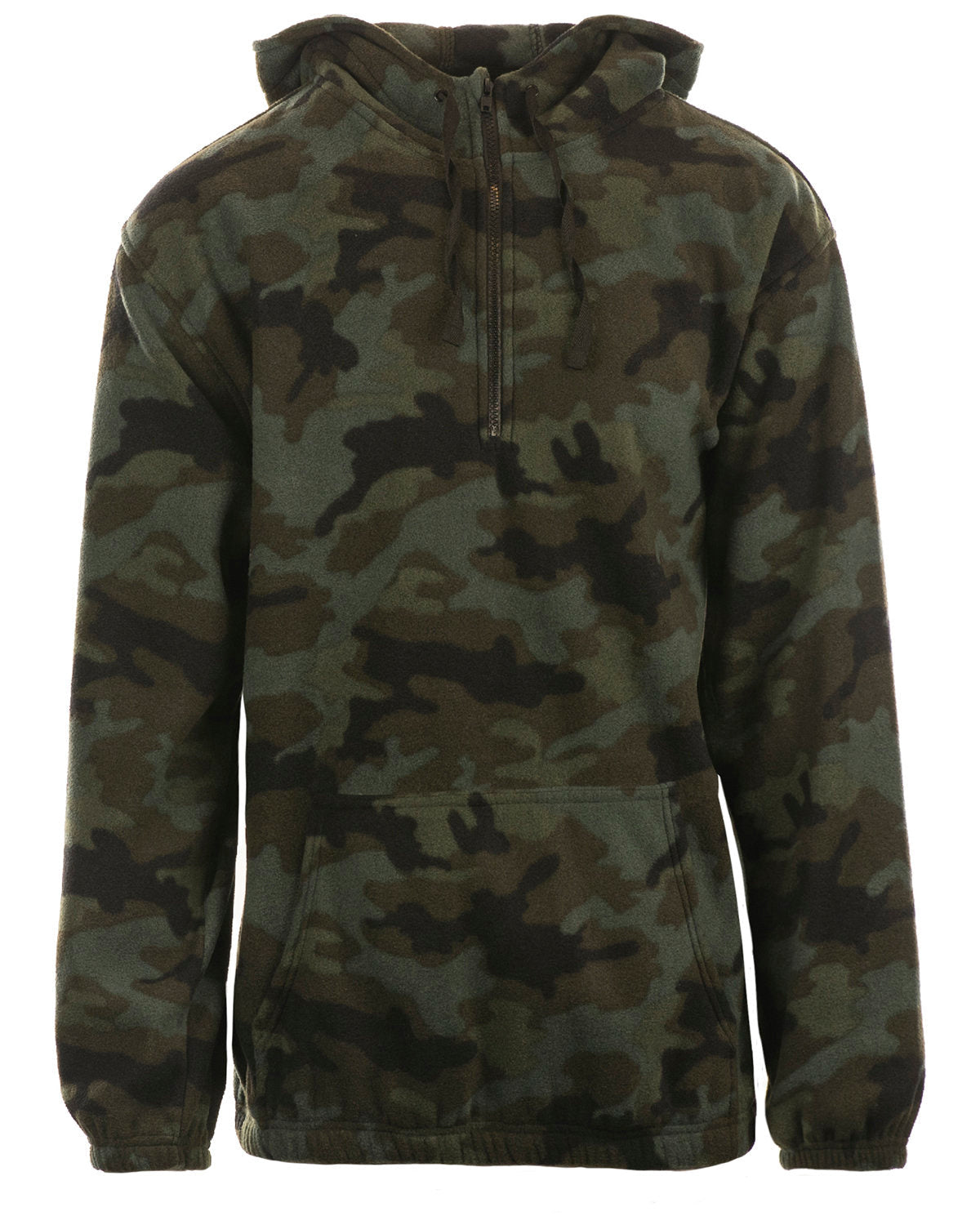 Burnside Mens' Polar Fleece Quarter-Zip Pullover B3600