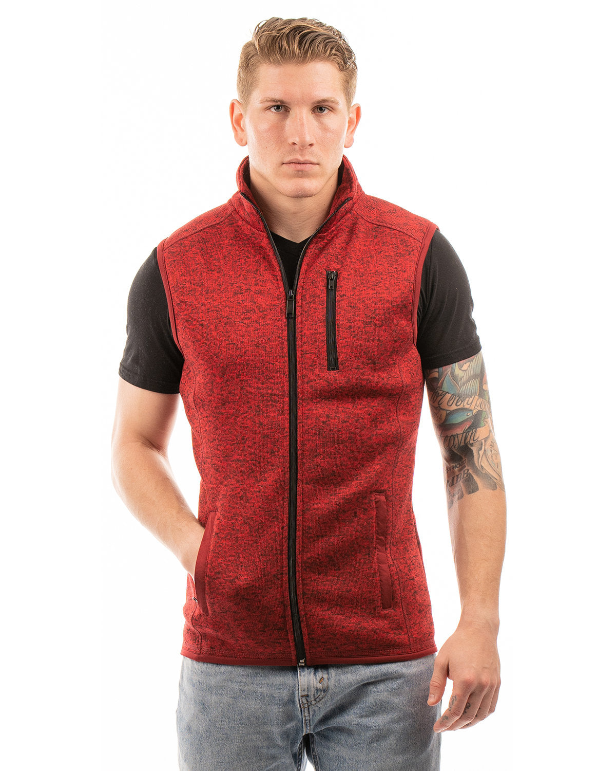 Burnside Men's Sweater Knit Vest B3910