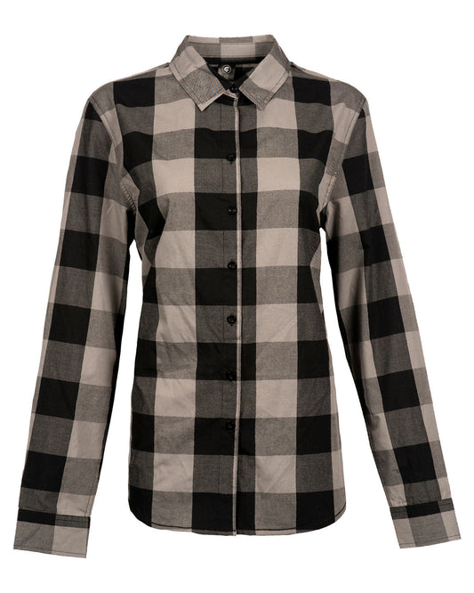 Burnside Ladies' Buffalo Plaid Woven Shirt B5203
