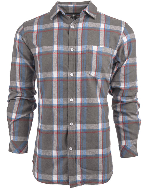 Burnside Ladies' Yarn-Dyed Long Sleeve Plaid Flannel Shirt B5212