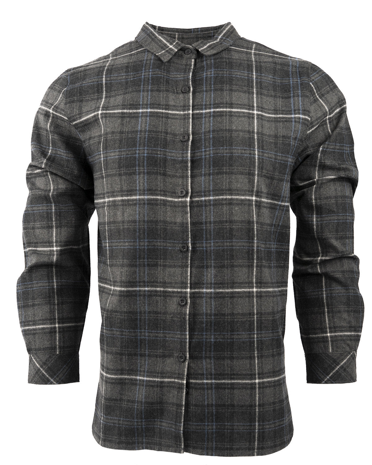 Burnside Ladies' Yarn-Dyed Long Sleeve Plaid Flannel Shirt B5212