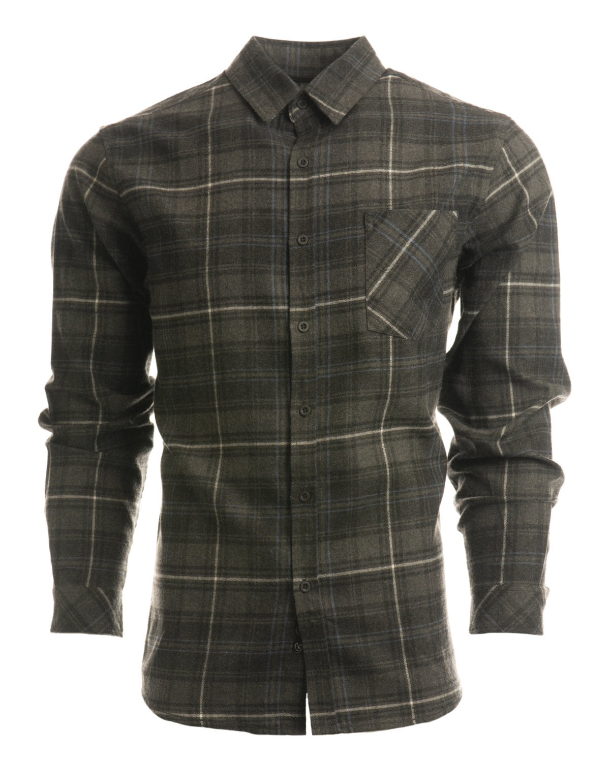 Burnside Woven Plaid Flannel With Biased Pocket B8212