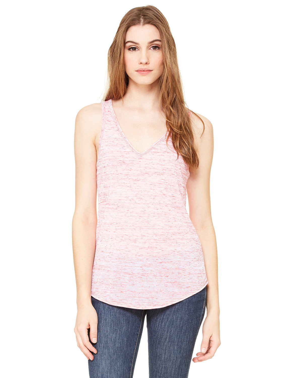 Bella + Canvas Flowy V-Neck Tank: Effortless Elegance for Women