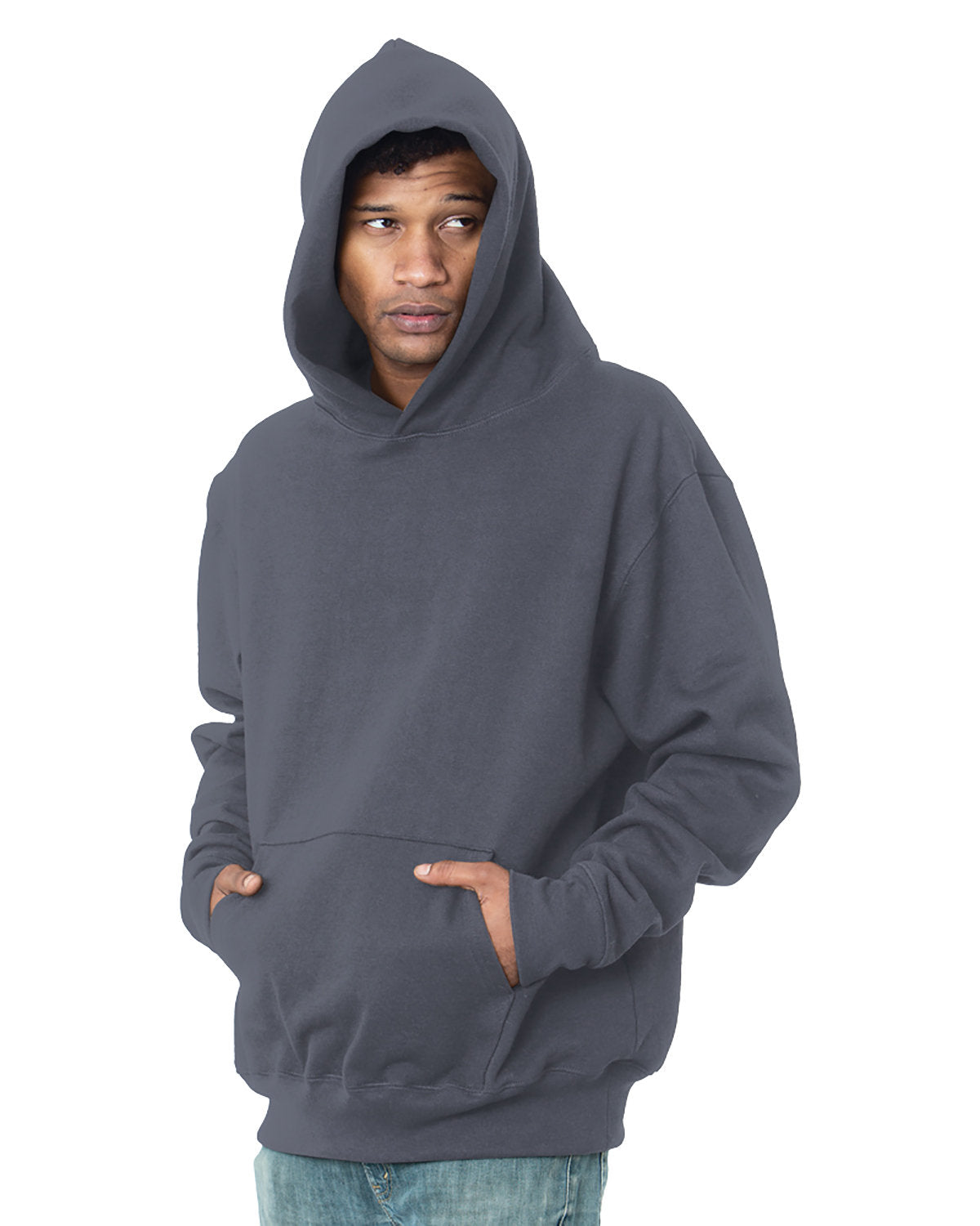 Bayside Adult Super Heavy Hooded Sweatshir