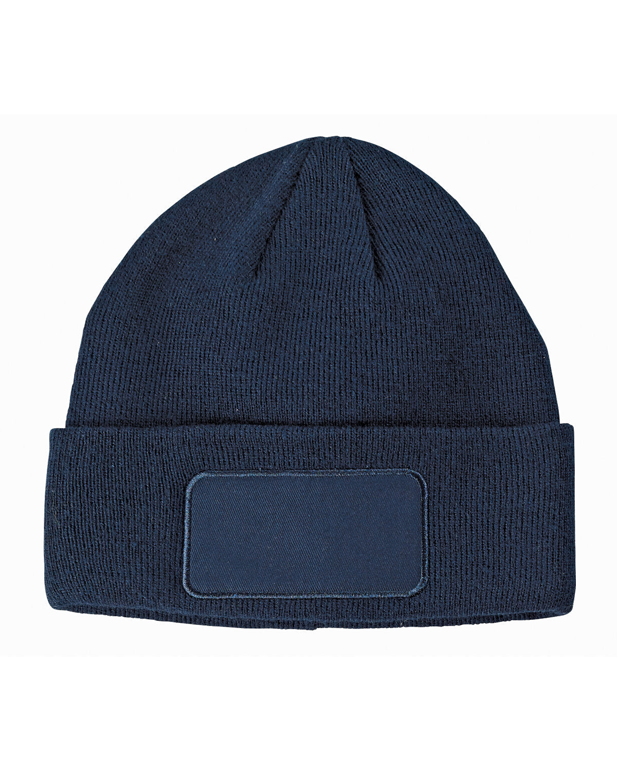 Big Accessories Patch Beanie: Embodied Style with Artful Accents