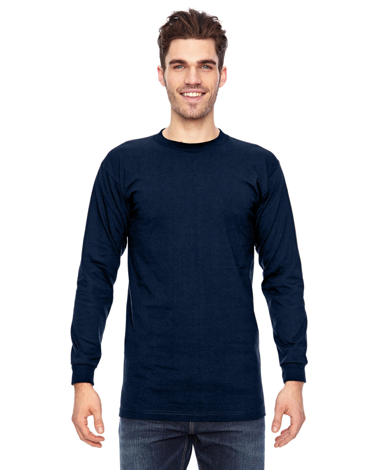 Bayside Adult 6.1 oz., 100% Cotton Long Sleeve T-Shirt