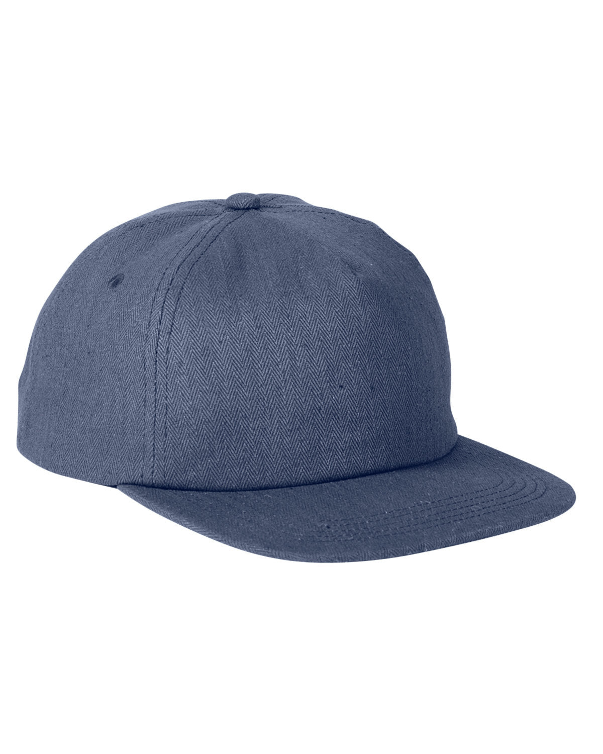 Big Accessories Squatty Herringbone Cap: Distinctive Style with a Contemporary Twist