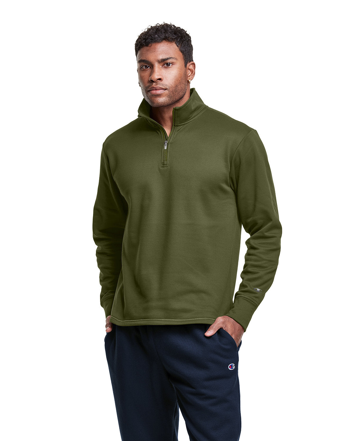 Champion Versatility: The Unisex Gameday Quarter-Zip Sweatshirt