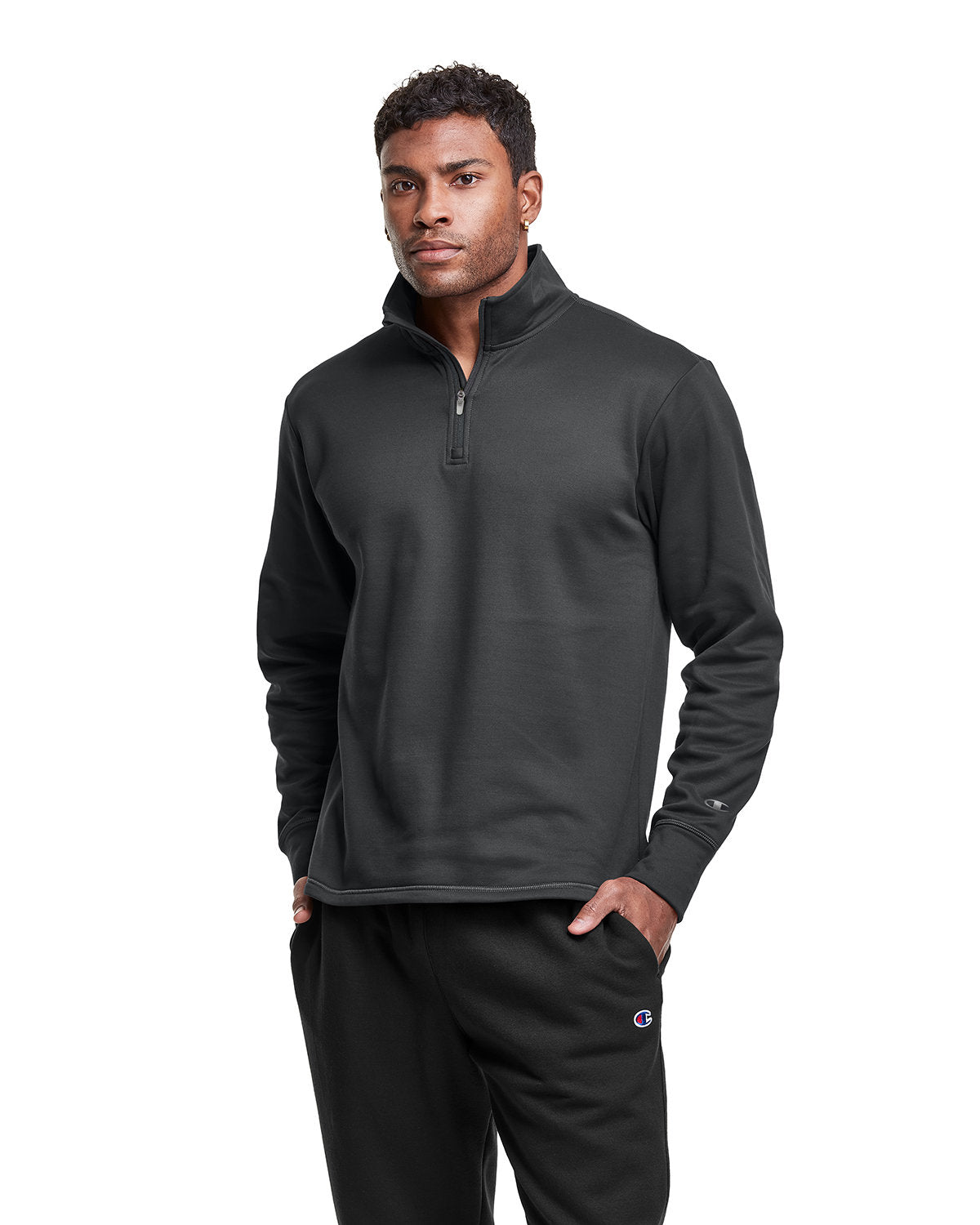 Champion Versatility: The Unisex Gameday Quarter-Zip Sweatshirt