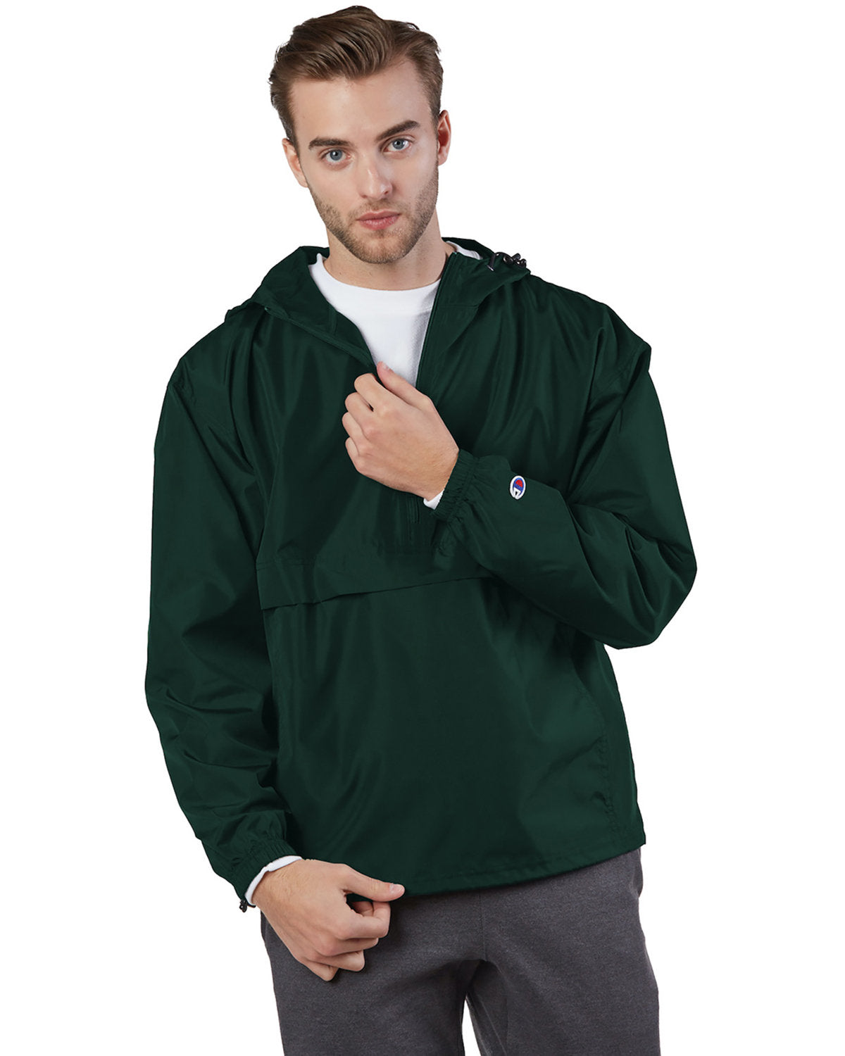 Champion Essential: The Adult Packable Anorak 1/4 Zip Jacket